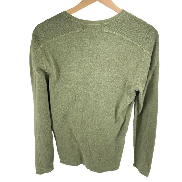 Banana Republic Mens Pullover Sweater Long Sleeve 100% Cotton Green Size Small - Picture 6 of 6